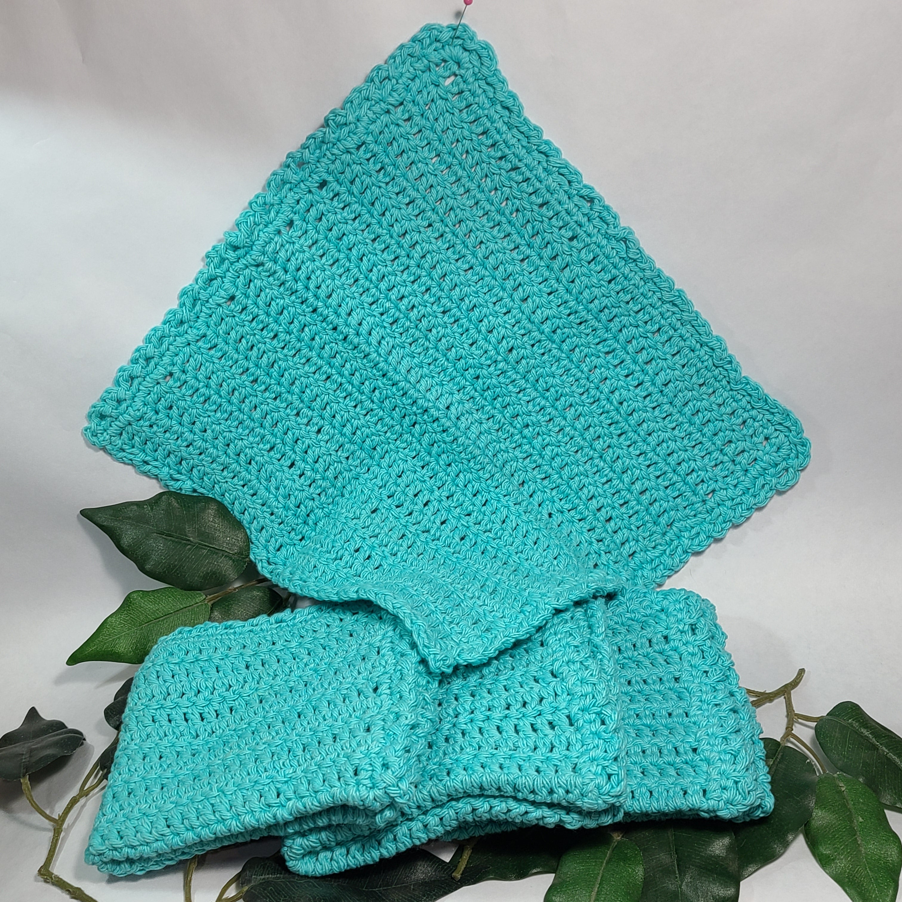 Crocheted Washcloths, Crocheted dishcloths