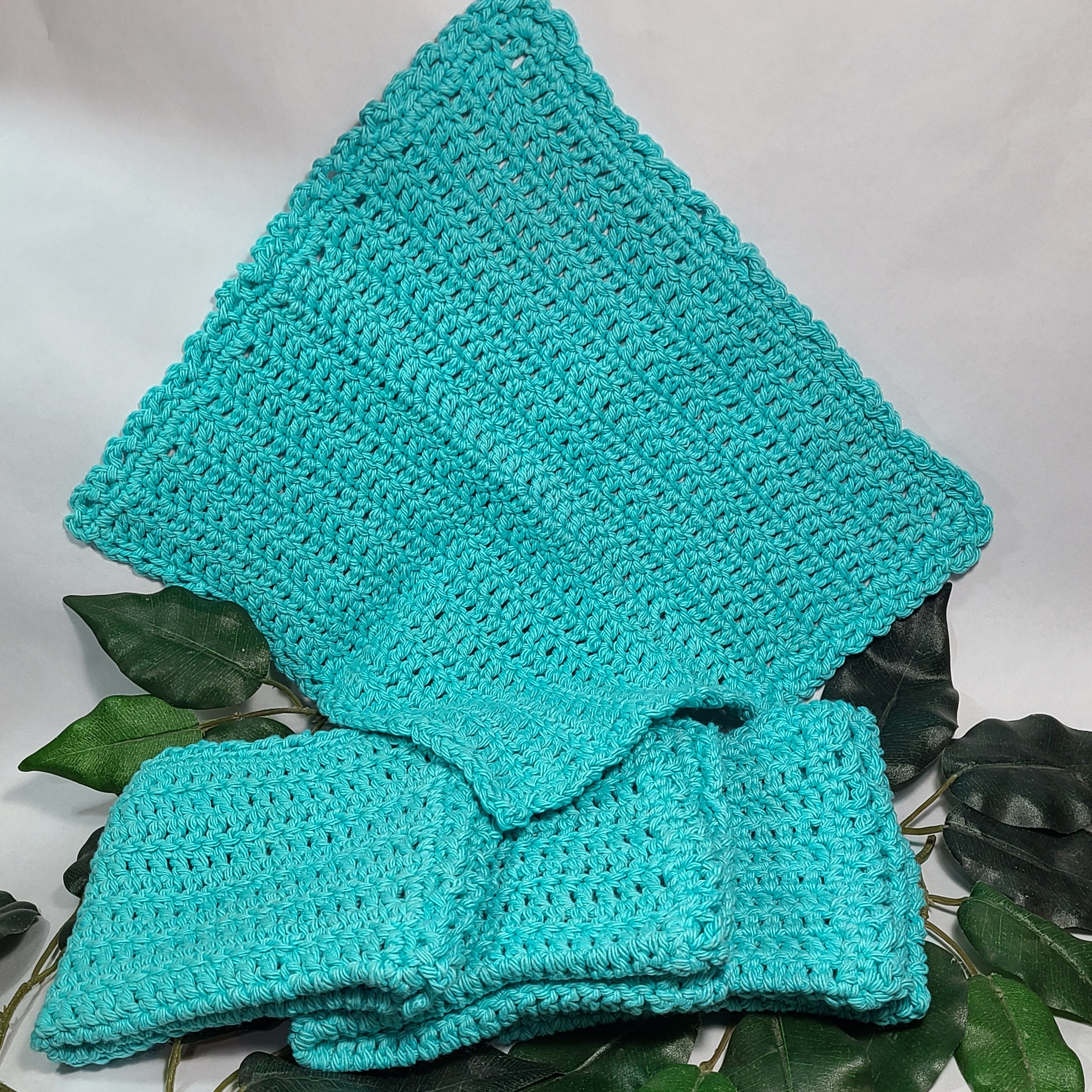 Crocheted Washcloths, Crocheted dishcloths