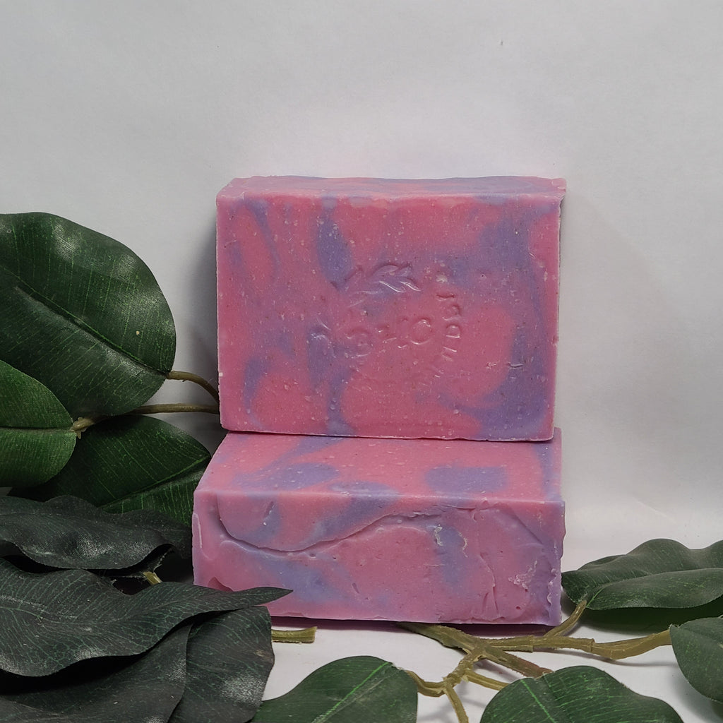 Pink Skies Lard Soap, Handmade Soap