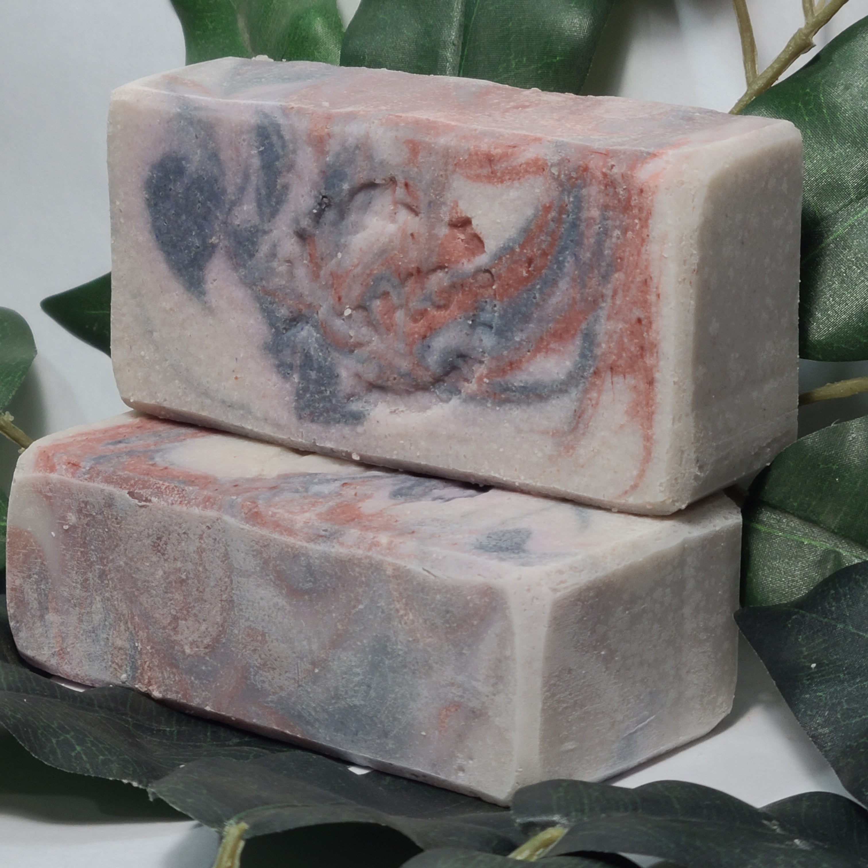 Star Spangled Mint Salt Soap, Handmade Salt soap