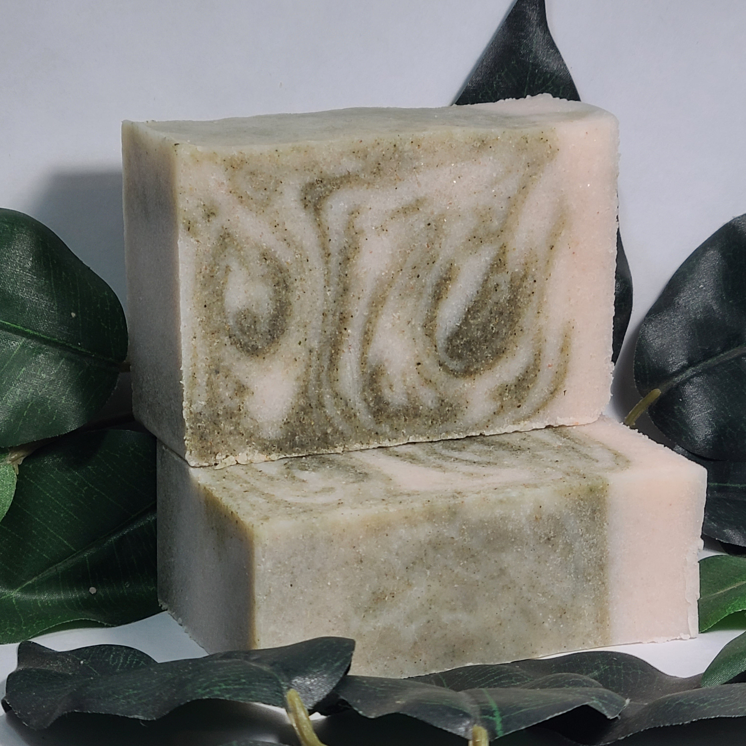 Forest Glow Salt Soap, Handmade Salt Soap, Spa Soap
