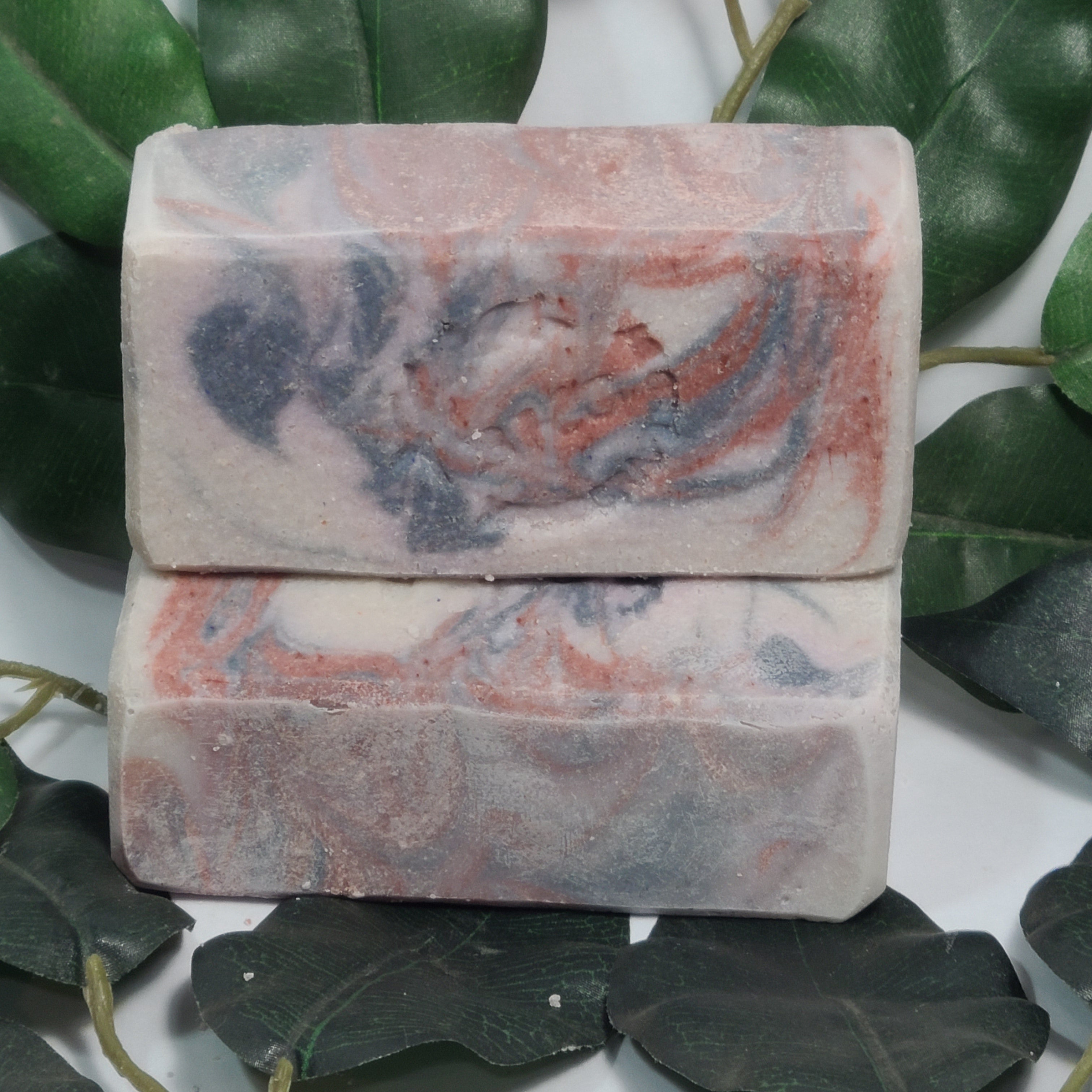 Star Spangled Mint Salt Soap, Handmade Salt soap