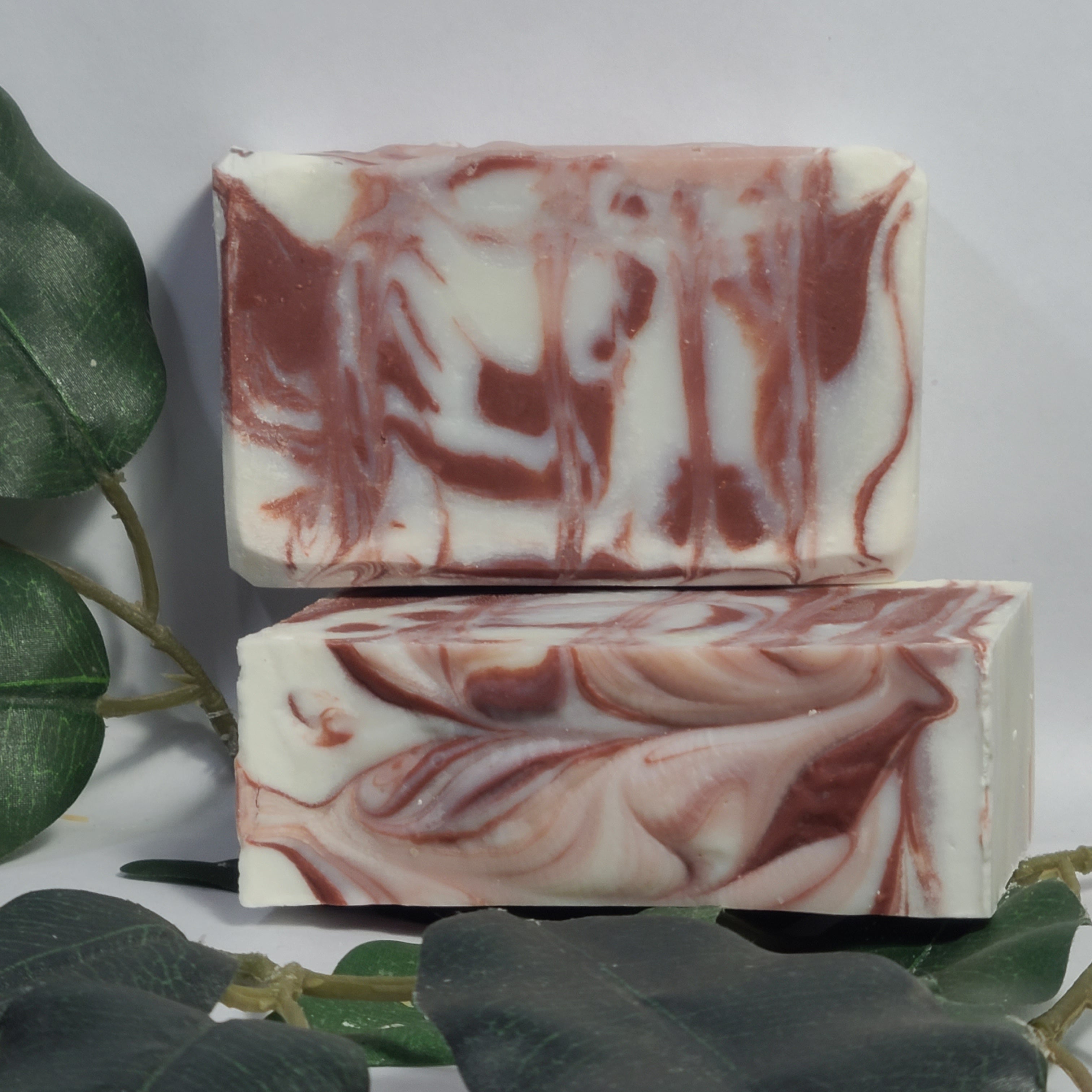 Moroccan Red Swirl Soap, Handmade Soap